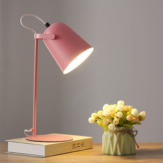 Nordic Metal Cone Table Lamp With E27 Socket