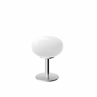 Nordic Round Glass Table Lamp With Metal Base