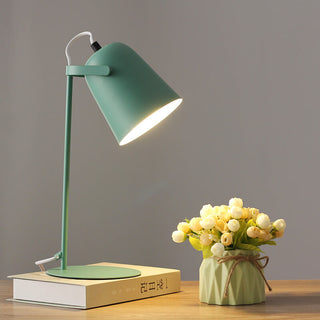Nordic Metal Cone Table Lamp With E27 Socket