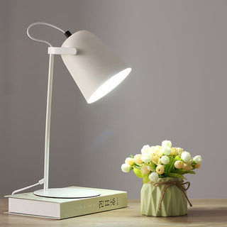 Nordic Metal Cone Table Lamp With E27 Socket