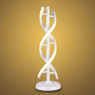 Modern Twisted LED Floor Lamp With Adjustable Neck