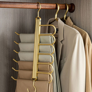 Elegant Space-Saving Aluminium Trouser Hanger