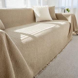 Plush Chenille Winter Sofa Cover