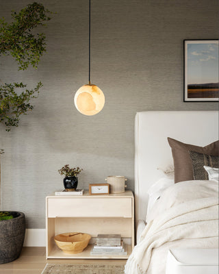 Patterned Round Pendant Light