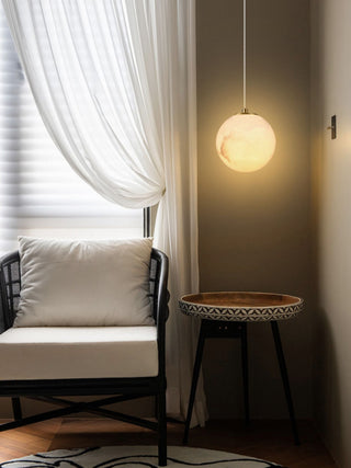 Patterned Round Pendant Light