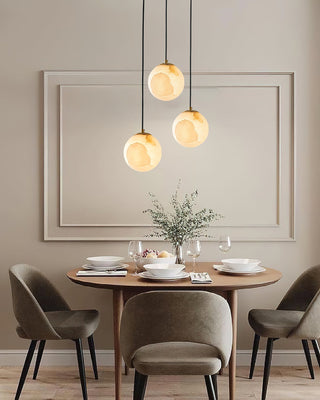 Patterned Round Pendant Light