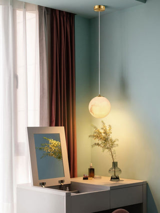 Patterned Round Pendant Light