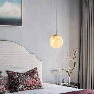 Patterned Round Pendant Light