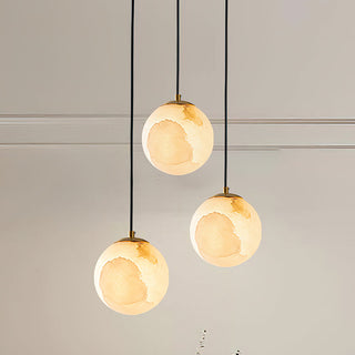 Patterned Round Pendant Light