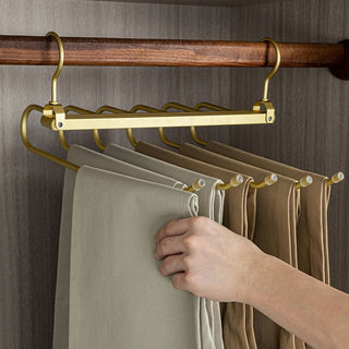 Elegant Space-Saving Aluminium Trouser Hanger