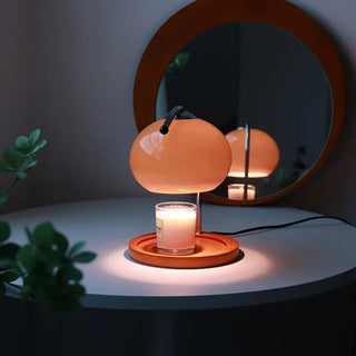 Retro Style Glass Candle Warmer Lamp