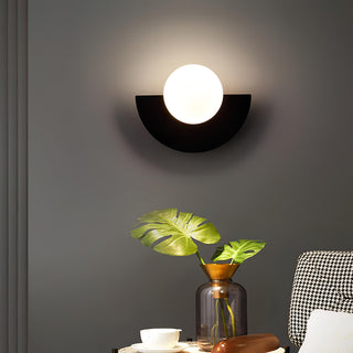 Nordic Sunset Wall Light in Half Moon Design