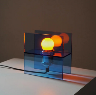 Sculptural Acrylic Desk Lamp