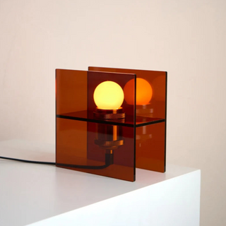 Sculptural Acrylic Desk Lamp