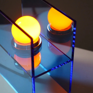 Sculptural Acrylic Desk Lamp