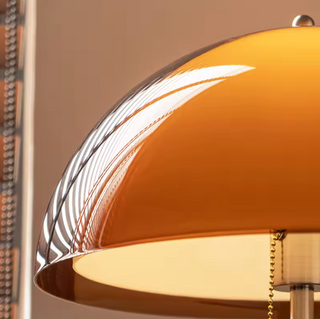 Amber Acrylic Dome Floor Lamp
