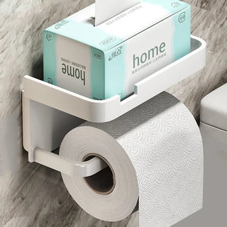 Toilet Paper Holder with Shelf