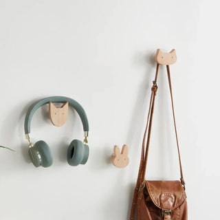 Playful Children’s Wooden Wall Hooks