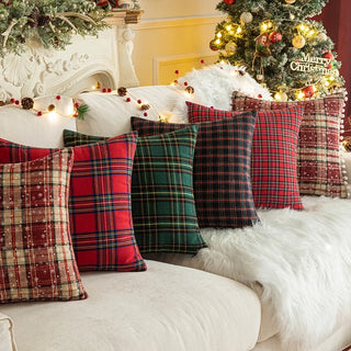 Classic Tartan Christmas Cushion Cover