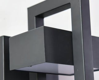 Modern Black Outdoor Wall Light in Stainless Steel (IP65)