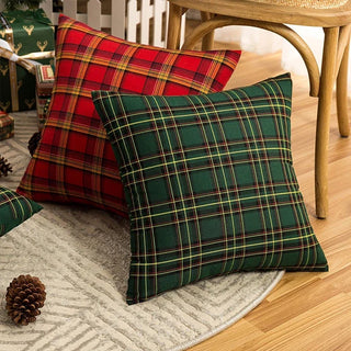 Classic Tartan Christmas Cushion Cover