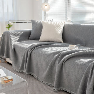 Plush Chenille Winter Sofa Cover