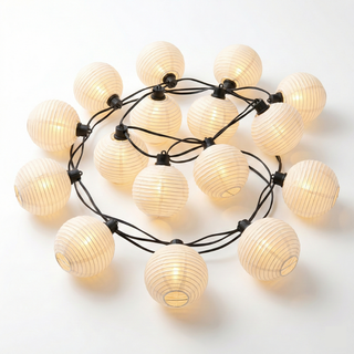 Solar Lantern String Lights For Patios And Gardens