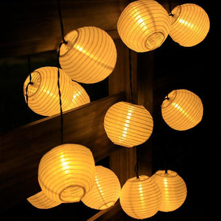Solar Lantern String Lights For Patios And Gardens