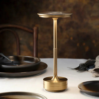 Rechargeable Brass Table Lamp