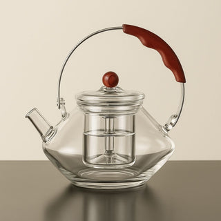 Modern Glass Teapot
