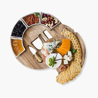 Cheese Board Set with Bowls and Knives