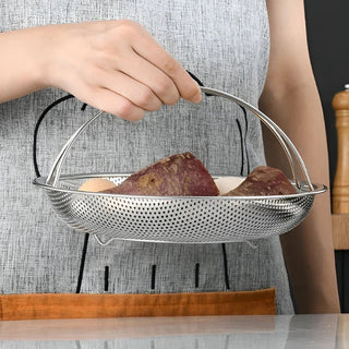 Cooking Steamer Basket in Stainless Steel
