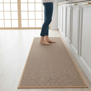 Woven Kitchen Mat With Non Slip Rubber Backing