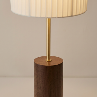 Minimalist Floor Lamp with Fabric Shade