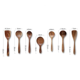 Teak Kitchen Utensil Set