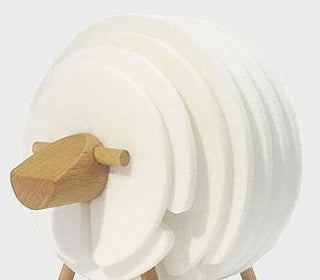 Sheep-Shaped Anti-Slip Drink Coasters