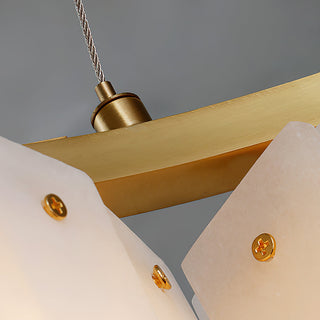 Modern Alabaster Chandelier
