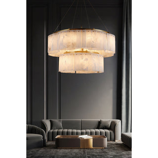 Modern Alabaster Chandelier