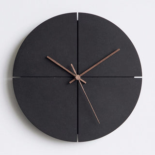 Elegant Modern Black Wall Clock