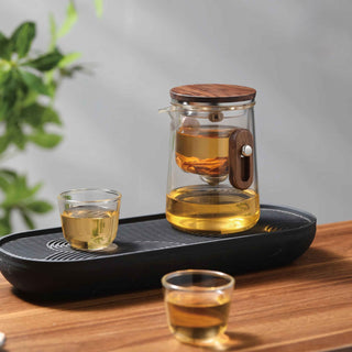 Portable Glass Travel Tea Set