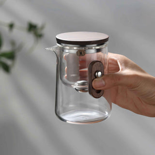 Portable Glass Travel Tea Set