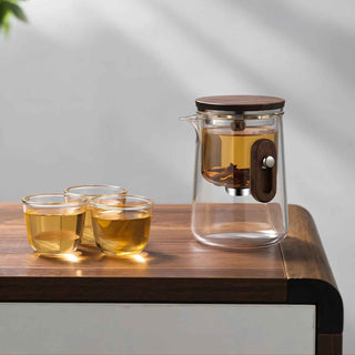 Portable Glass Travel Tea Set