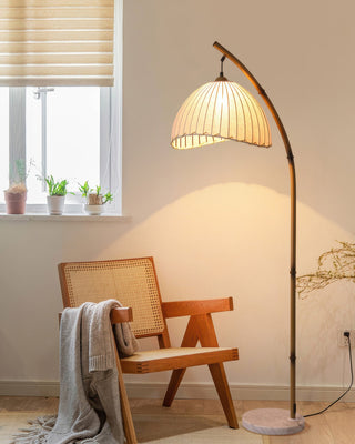 Bamboo Inspired Floor Lamp