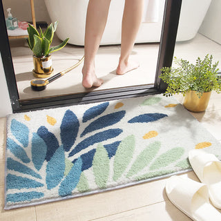 Decorative Bath Rug with Non-Slip Backing