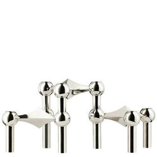 Abstract Style Molecular Structure Candle Holder - Stainless Steel