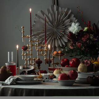 Abstract Style Molecular Structure Candle Holder - Stainless Steel