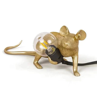 Decorative Resin Mouse Lamp - Quirky LED Light for Modern Décor