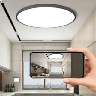 Round Flush Mount Ceiling Light