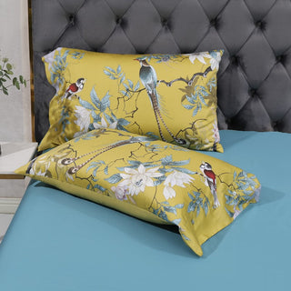 Tropical Design Cotton Duvet Cover Set 500TC