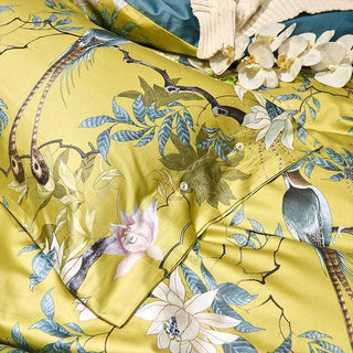 Tropical Design Cotton Duvet Cover Set 500TC